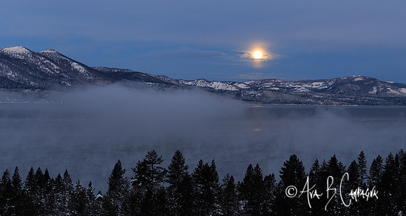 Mystical Moonset
