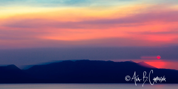 Fireball Sunset ~ Abstract No. 2 (1-0374)
