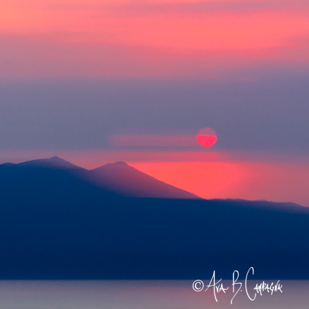 Fireball Sunset ~ Abstract No. 1