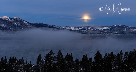 Mystical Moonset